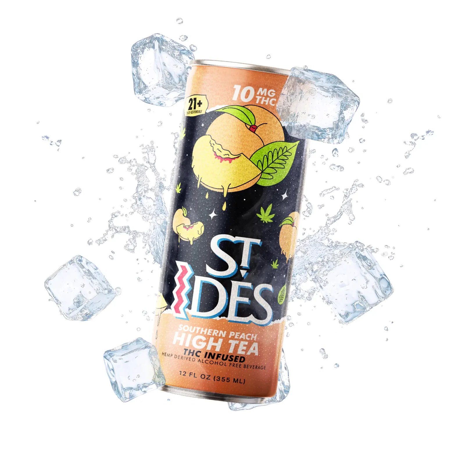 St IDES High TEA Southern Peach 10Mg THC - High TEA