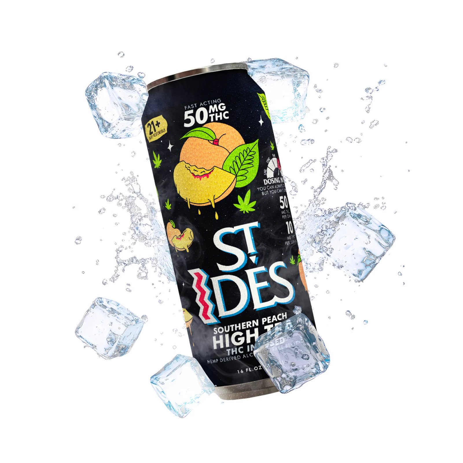 St IDES High TEA Southern Peach 50Mg THC - High TEA