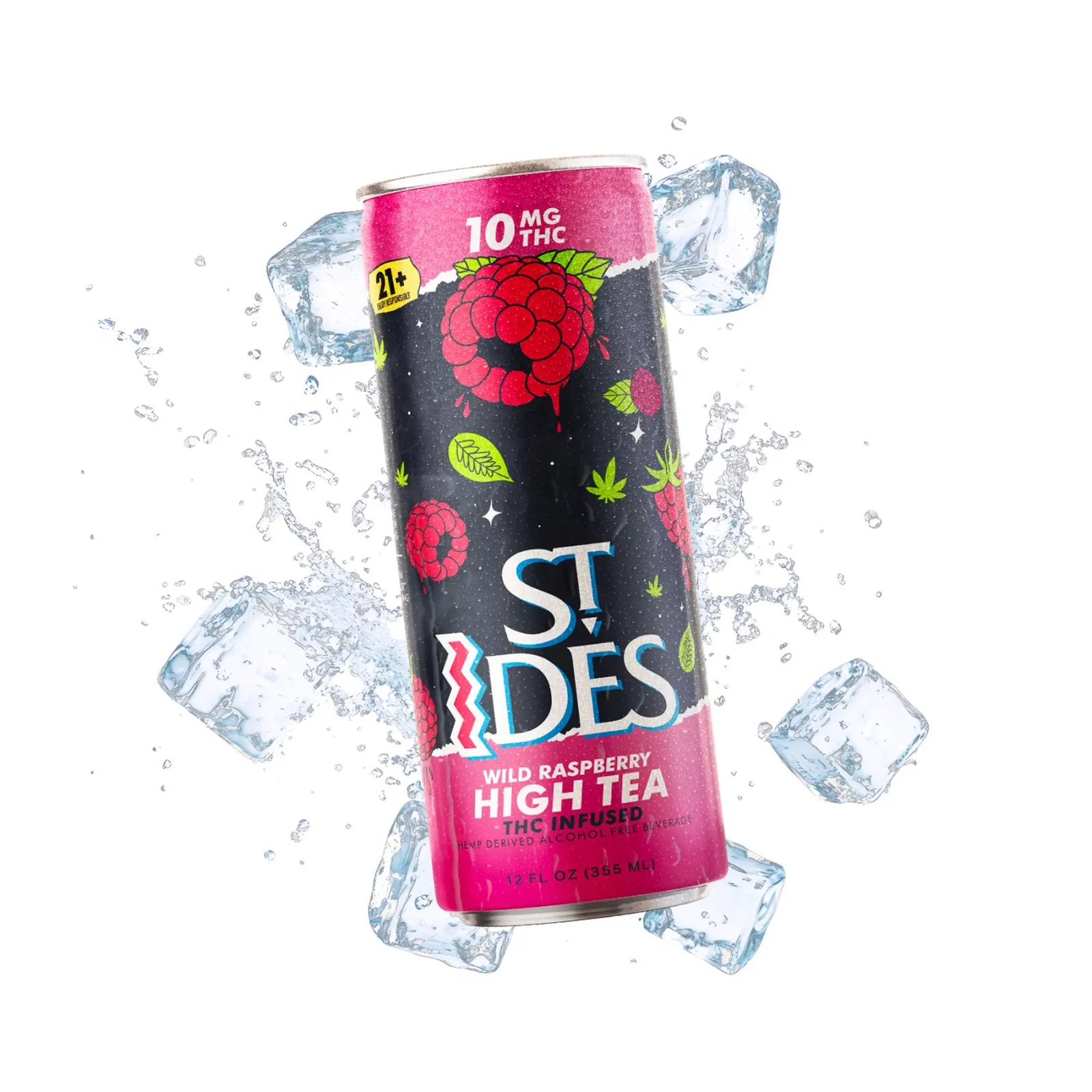 St IDES High TEA Wild Raspberry 10Mg THC - High TEA