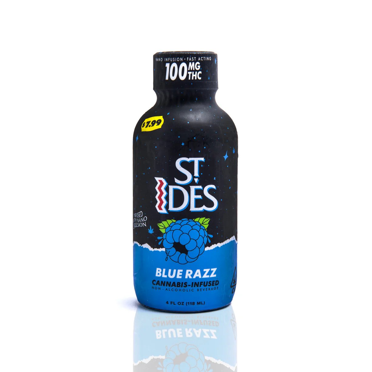 St Ides Shots Blue Razz - 100mg Shot