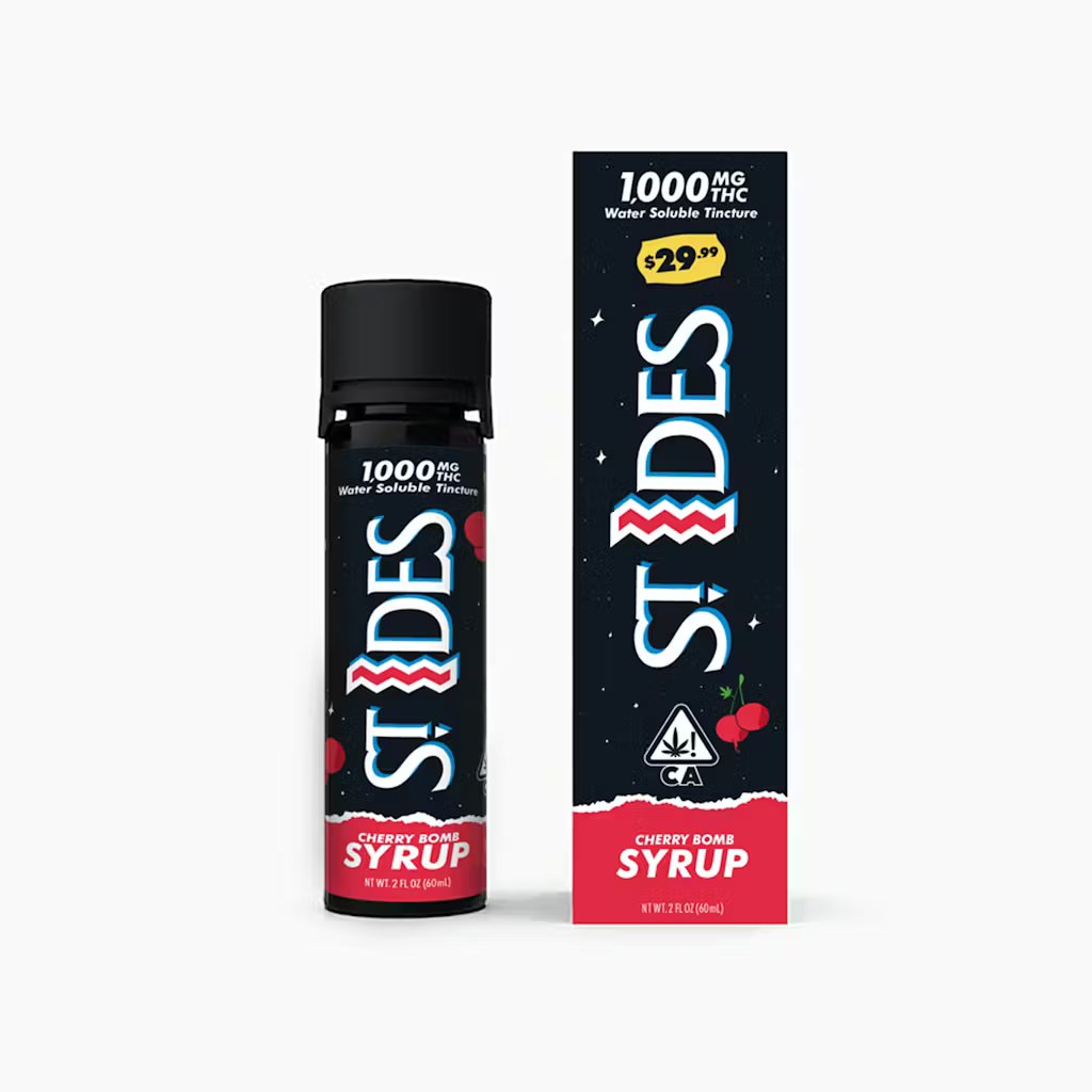 St Ides Syrup Cherry Bomb | 2oz Tincture 1000MG - 1000mg Syrup