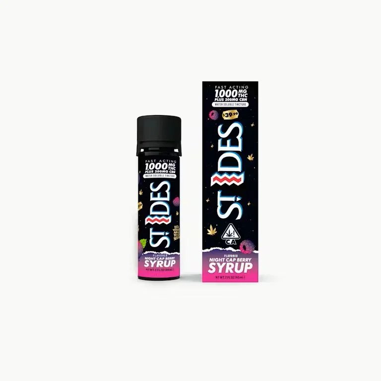 St Ides Syrup Night Cap Berry | 2oz Tincture 1000MG + 200MG CBN - 1000mg Syrup